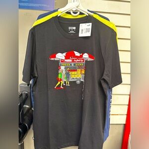 Puma Black Tee with Vibrant Street Graphic